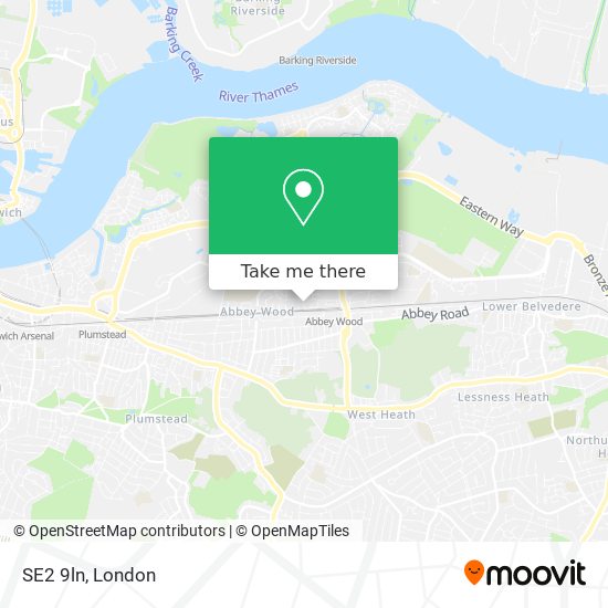 SE2 9ln map