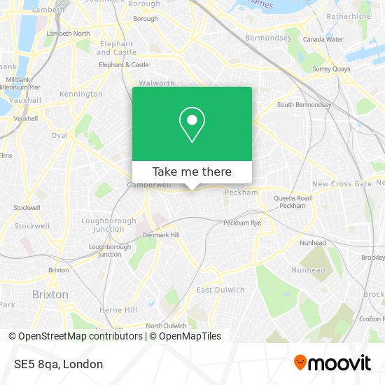 SE5 8qa map