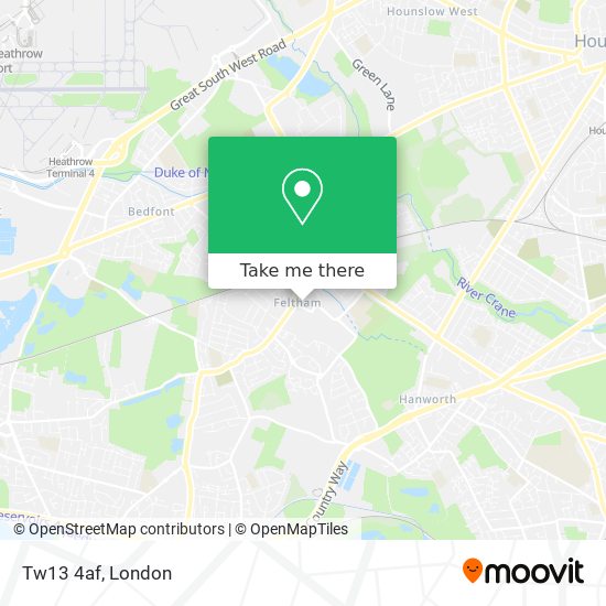 Feltham Train Line Map How To Get To Tw13 4Af In Feltham By Bus, Train Or Tube?