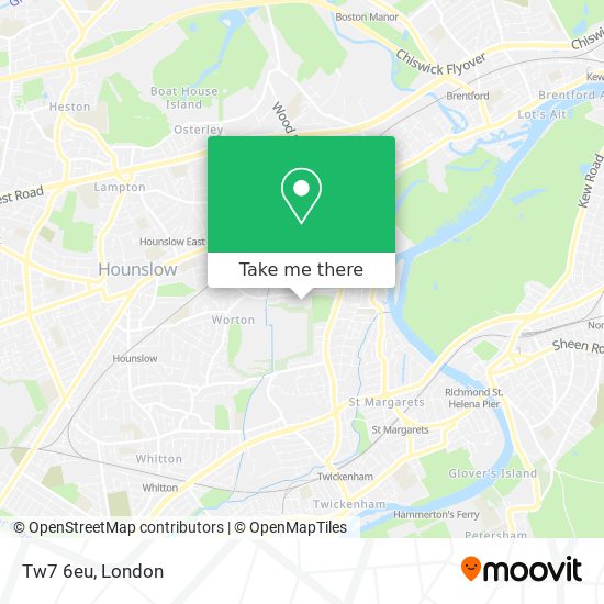 Tw7 6eu map