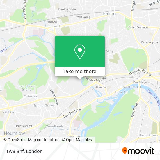 Tw8 9hf map
