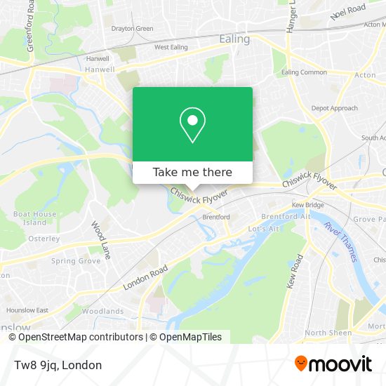 Tw8 9jq map