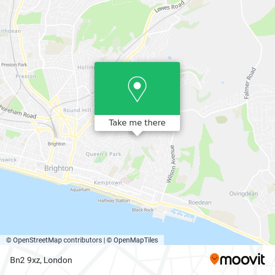 Bn2 9xz map