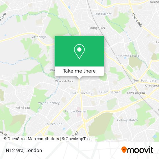 N12 9ra map