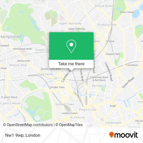 Nw1 9wp map