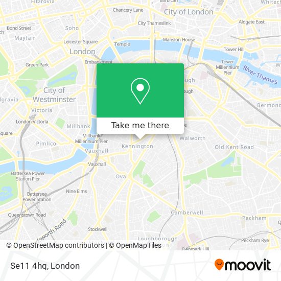 Se11 4hq map