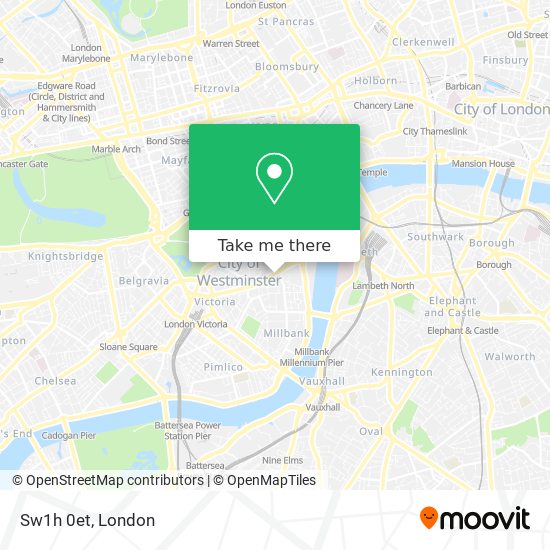 How to get to Sw1h 0et in Westminster by Tube, bus or train?