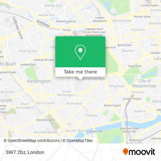 SW7 2bz map