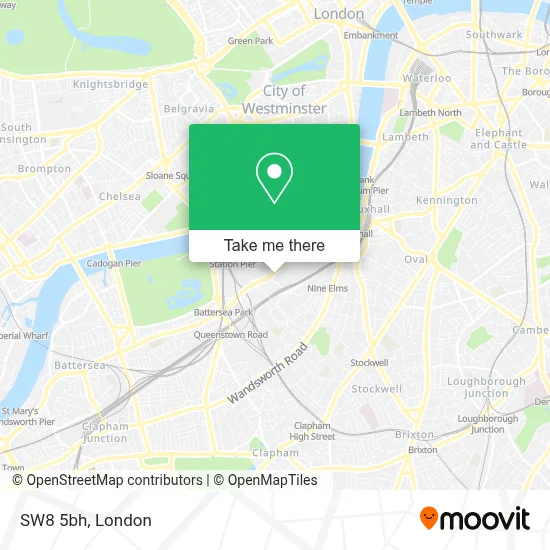 London Sw8 Map How to Get to SW8 5bh in Nine Elms by Bus, Tube or Train?