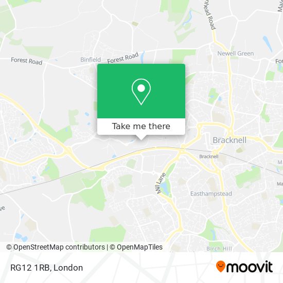 RG12 1RB map
