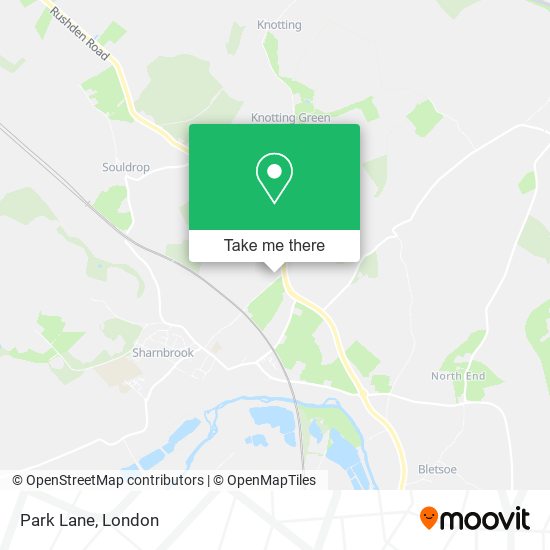 Park Lane map