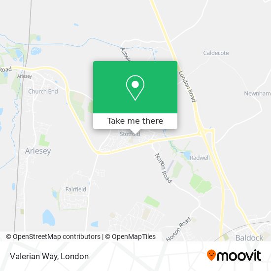 Valerian Way map