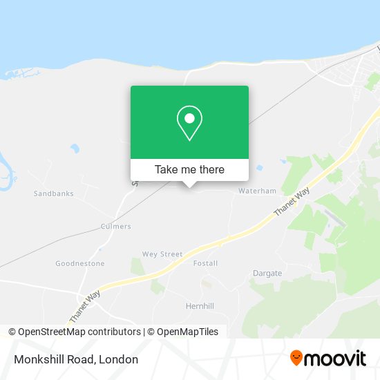 Monkshill Road map
