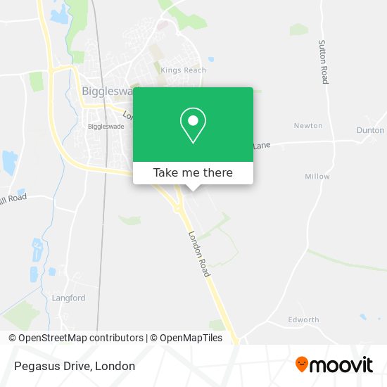 Pegasus Drive map