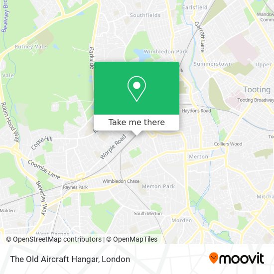 The Old Aircraft Hangar map