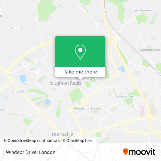 Windsor Drive map
