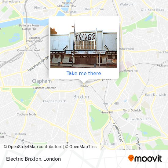 Electric Brixton map