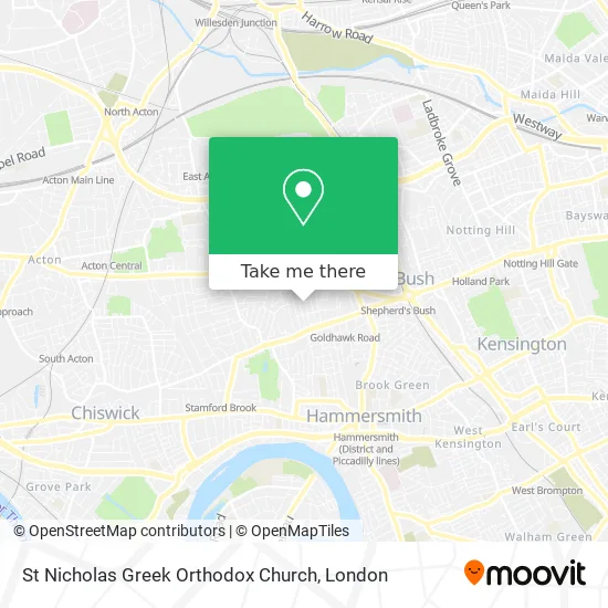 St Nicholas Greek Orthodox Church map