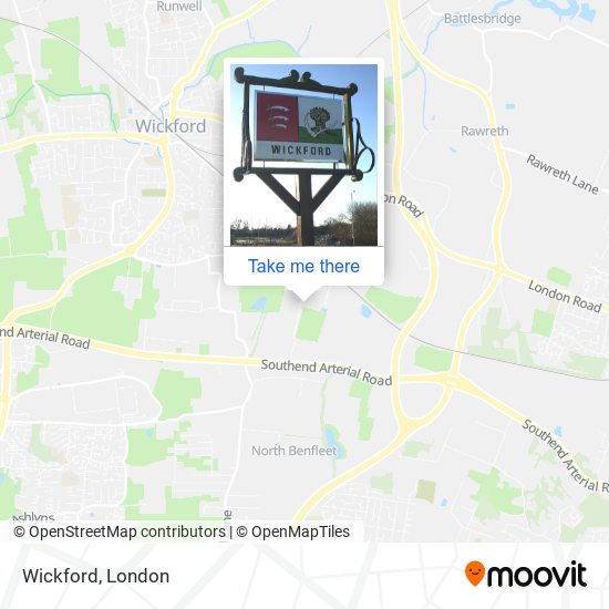 Wickford map