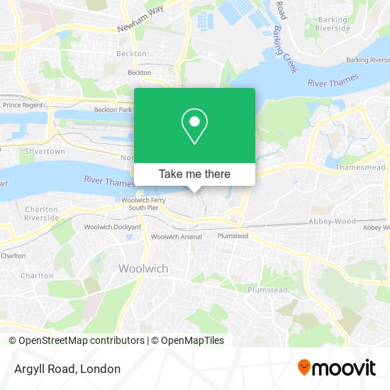 Argyll Road map