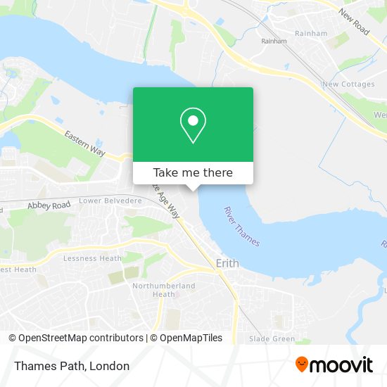 Thames Path map