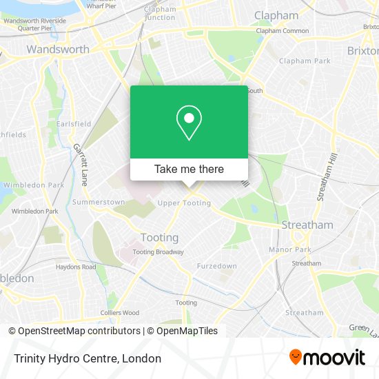 Trinity Hydro Centre map