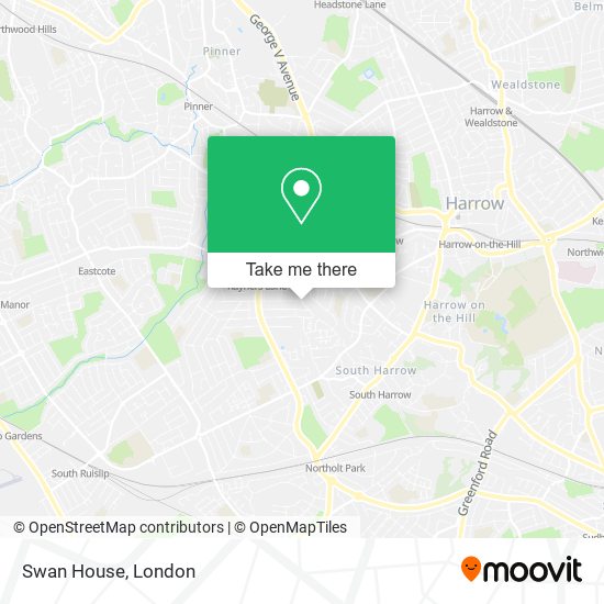 Swan House map