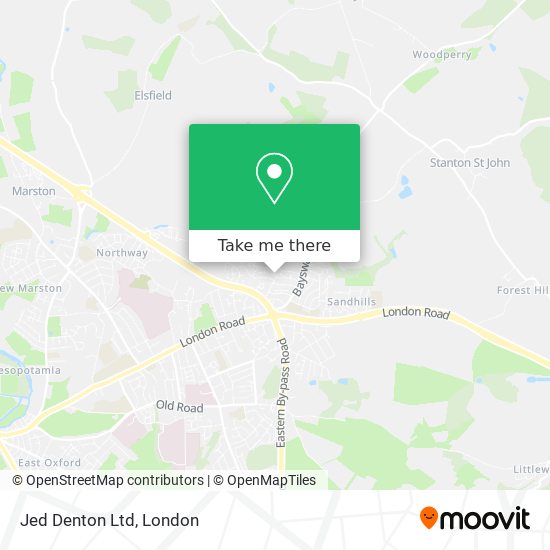 Jed Denton Ltd map
