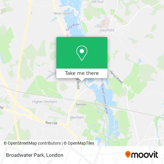 Broadwater Park map