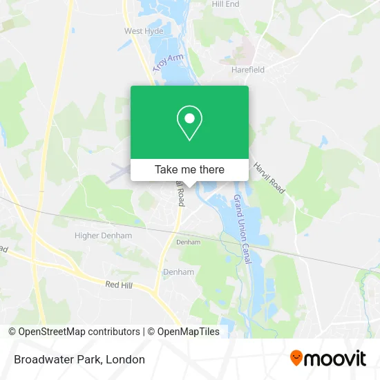 Broadwater Park map