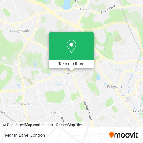Marsh Lane map