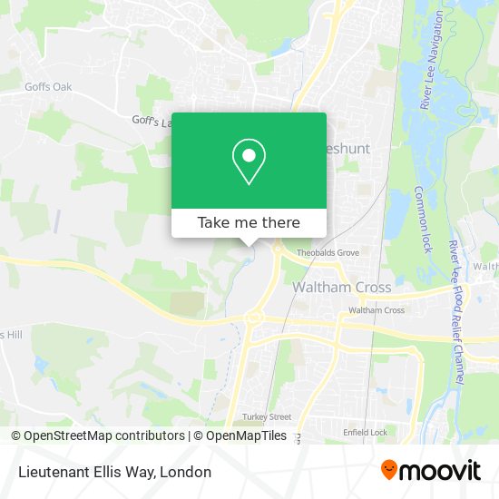 Lieutenant Ellis Way map