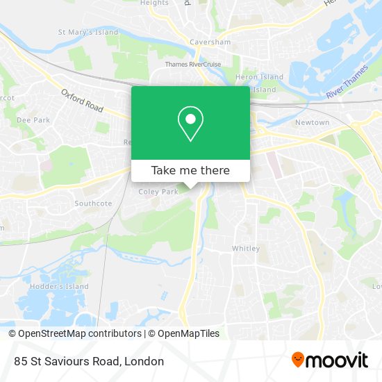 85 St Saviours Road map
