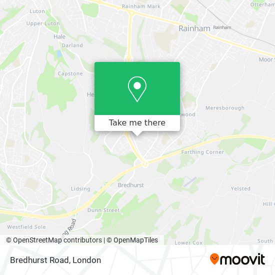 Bredhurst Road map