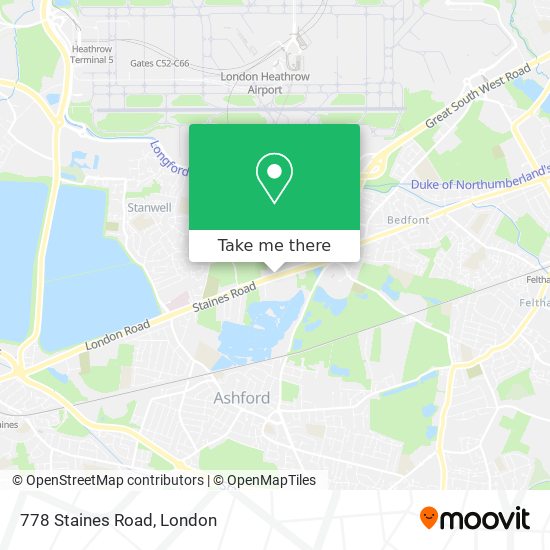 778 Staines Road map