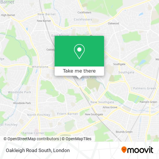 Oakleigh Road South map