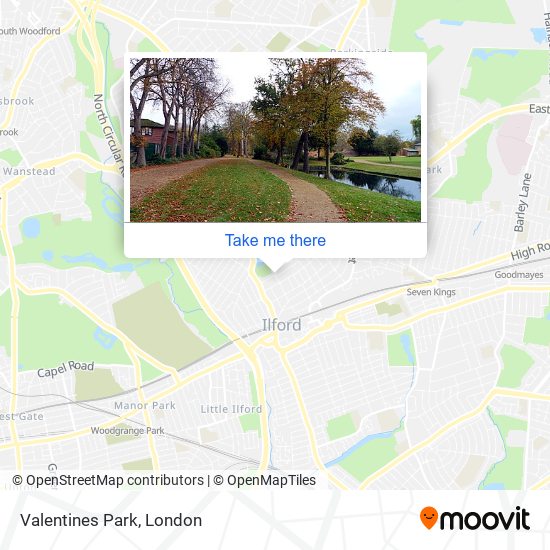 Valentines Park map