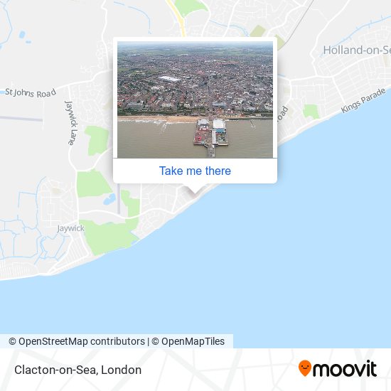 Clacton-on-Sea map