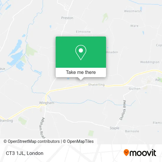 CT3 1JL map