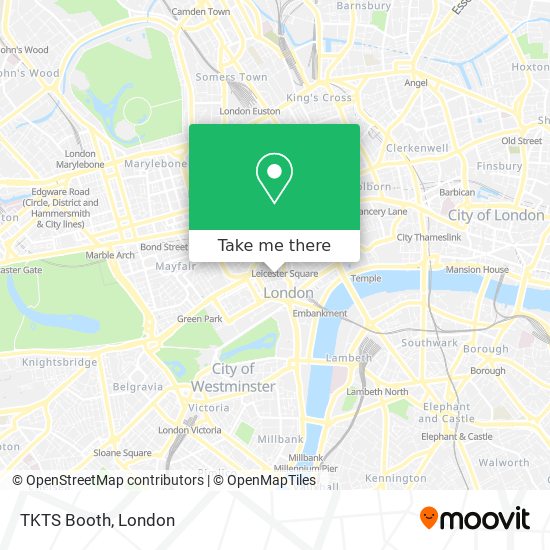 TKTS Booth map