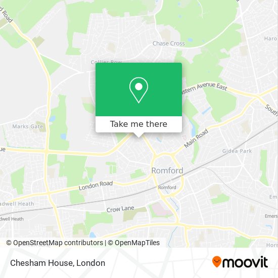 Chesham House map
