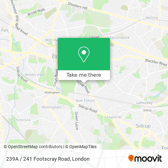 239A / 241 Footscray Road map