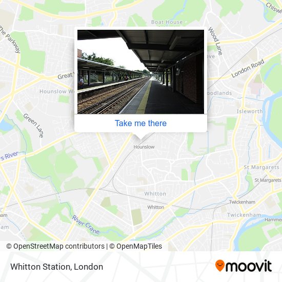 Whitton Station map