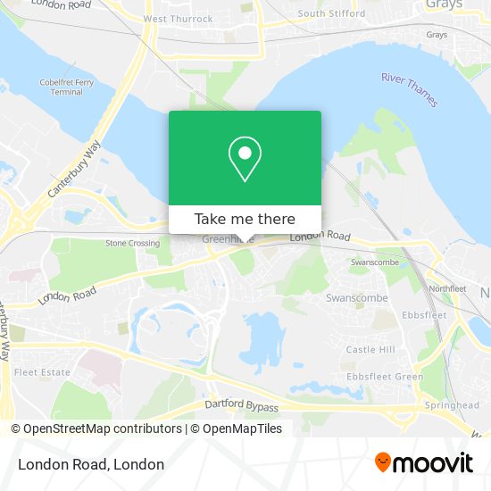 London Road map