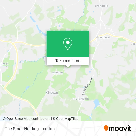 The Small Holding map
