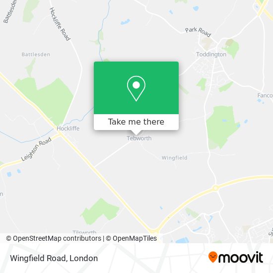 Wingfield Road map