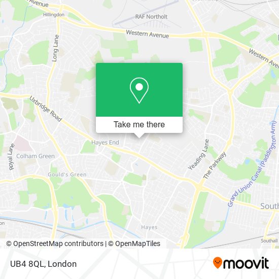 UB4 8QL map