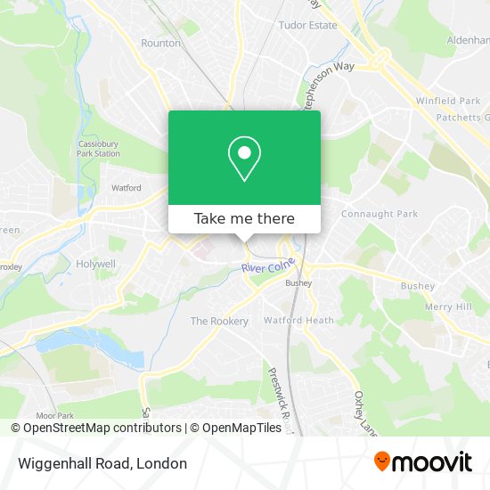 Wiggenhall Road map