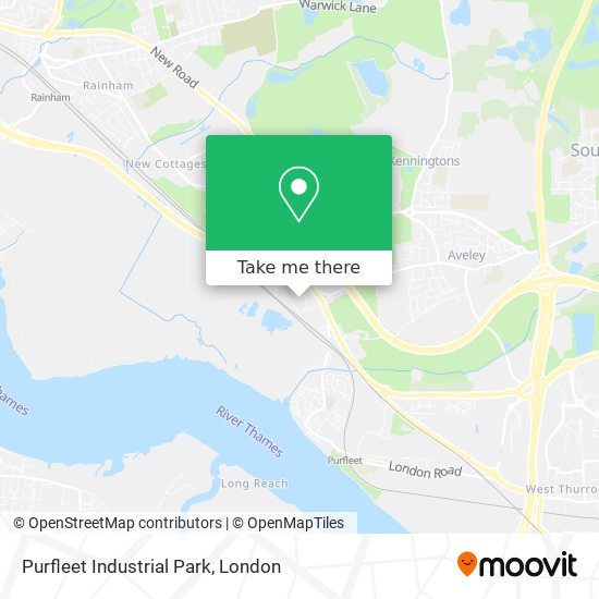 Purfleet Industrial Park map