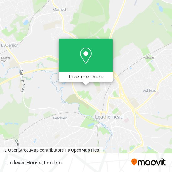 Unilever House map